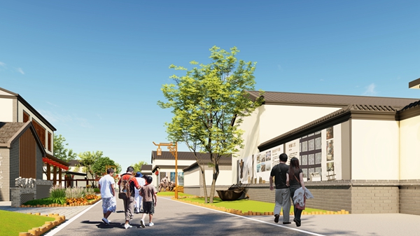 汶上縣南旺鎮(zhèn)壩上村沿運(yùn)河廊道