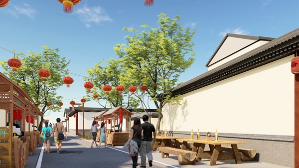 汶上縣南旺鎮(zhèn)壩上村沿運(yùn)河廊道